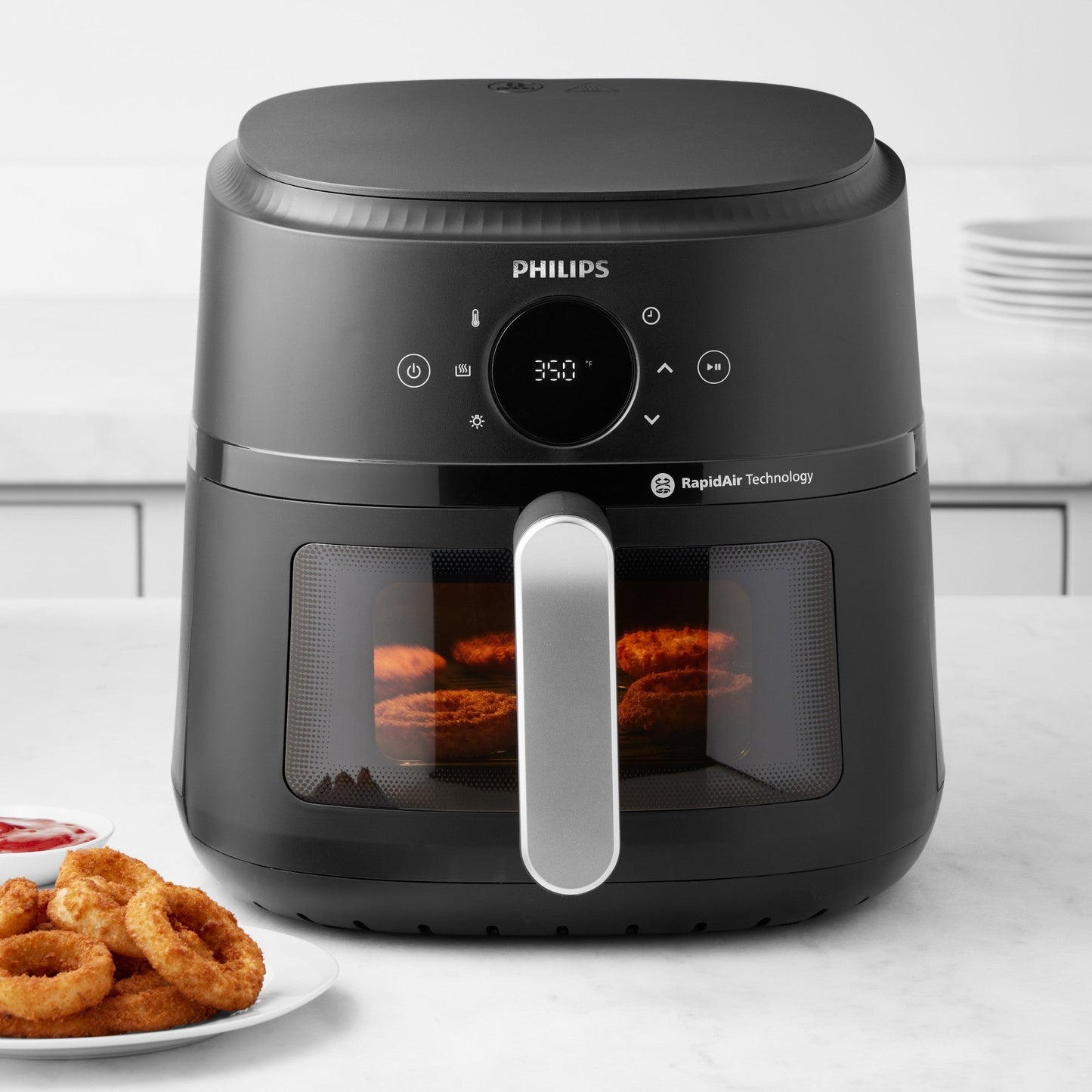 Airfryer NA231/00 Con Tecnología Rapid Air 6.2 Lts Philips10#Negro