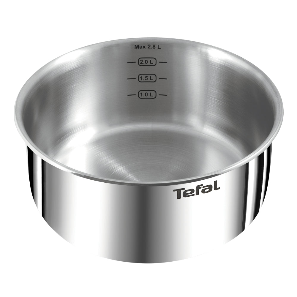 Bateria De Cocina Acero Inoxidable Ingenio 6 PCS Con Mango Removible Tefal4#Gris