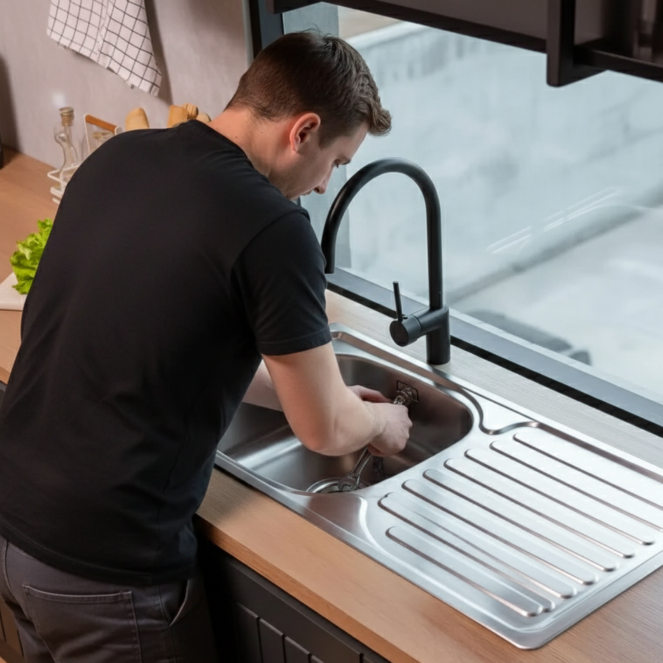 Instalación Lavaplatos Sobre Cubierta FDV