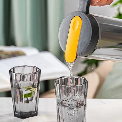Jarra de Vidrio Dosificadora y 4 Vasos Santú Home & Deco4#Gris