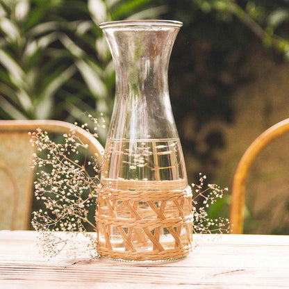 Jarra Vidrio Campestre Decoexpress1#Sin color