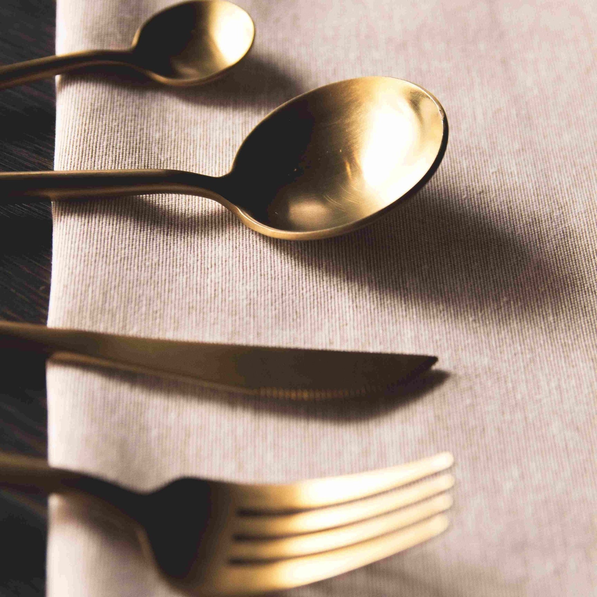 Set 16 pcs Cubiertos Jom Dorado Decoexpress2#Dorado