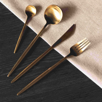 Set 16 pcs Cubiertos Jom Dorado Decoexpress1#Dorado