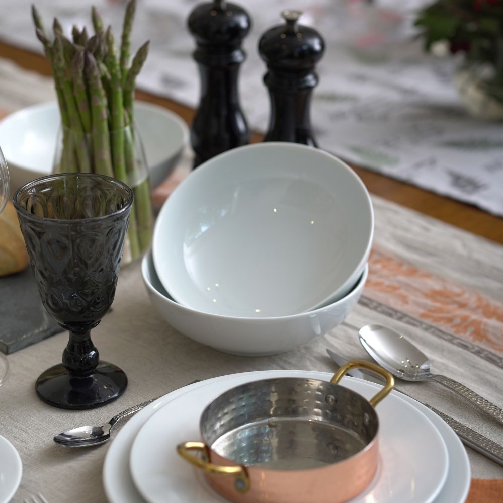 Juego De Vajilla Porcelana Globe 24 Pzs Spal3#Blanco