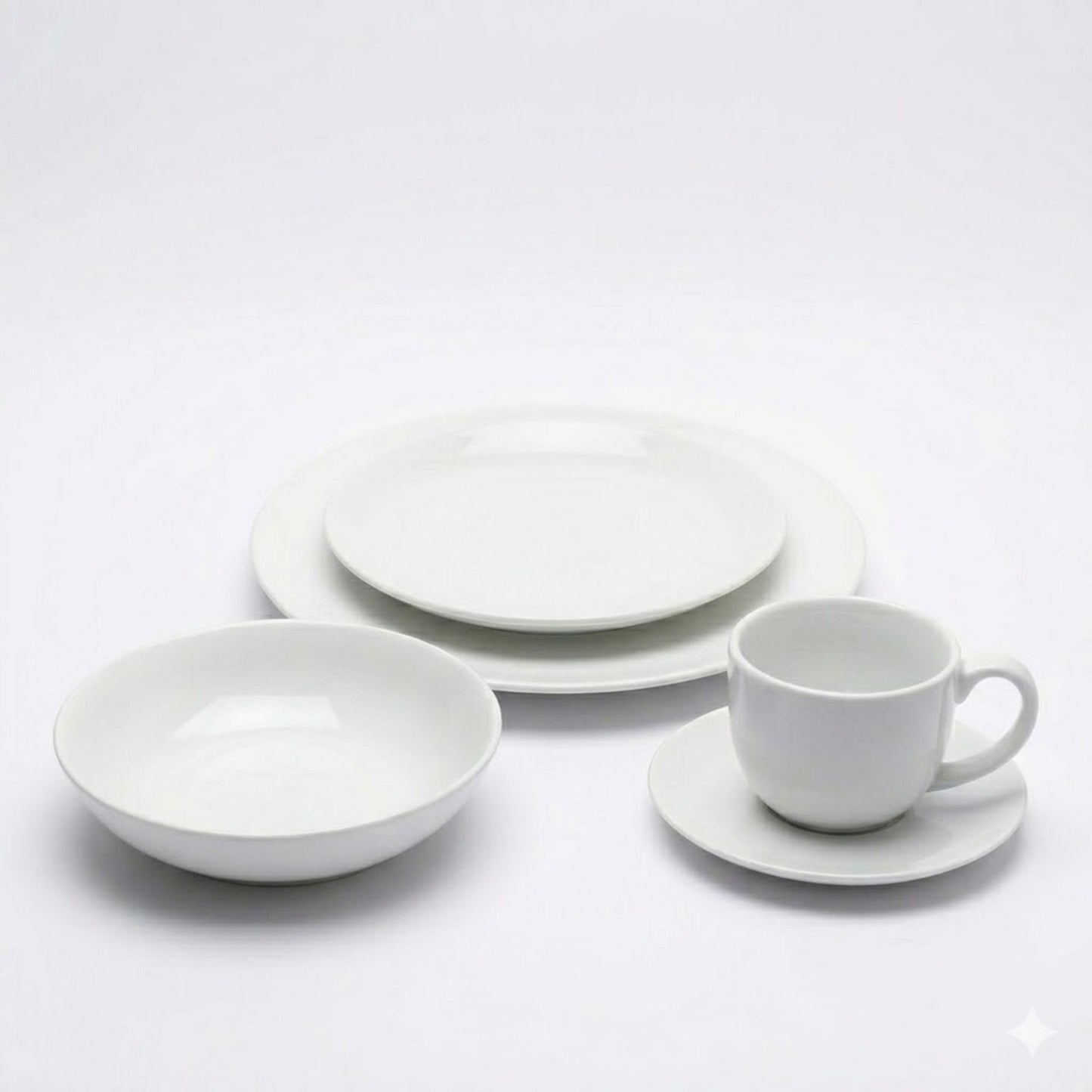 Juego de loza 20 piezas Vajilla Porcelana Chloe-Vajilla