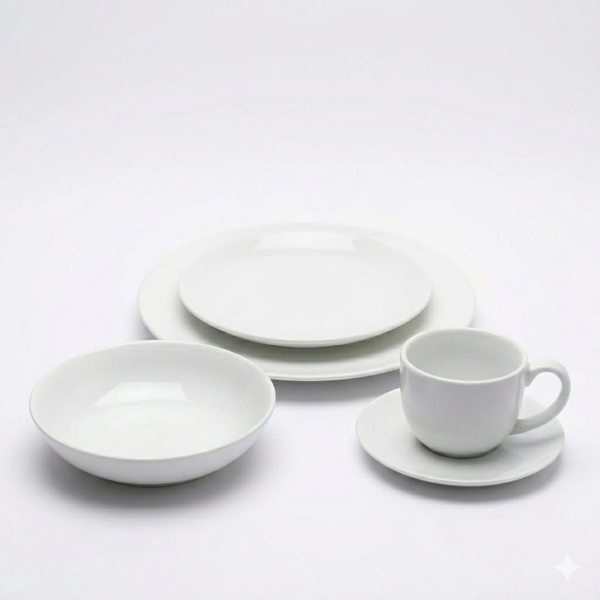 Juego de loza 20 piezas Vajilla Porcelana Chloe-Vajilla