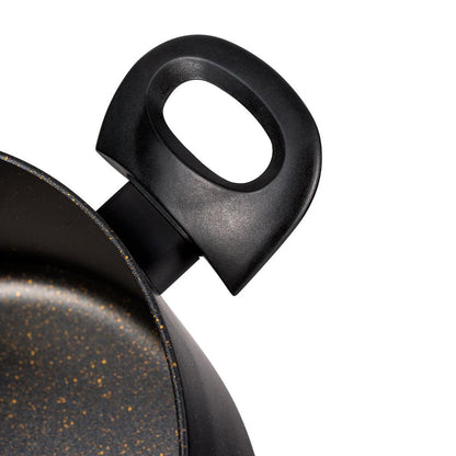 Juego De Ollas Y Sartén Serie Forde 5 piezas Fissman5#Negro