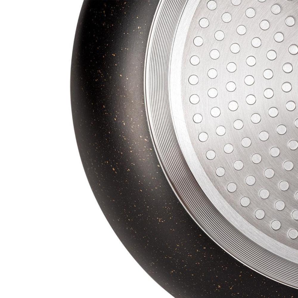 Juego De Ollas Y Sartén Serie Forde 5 piezas Fissman6#Negro