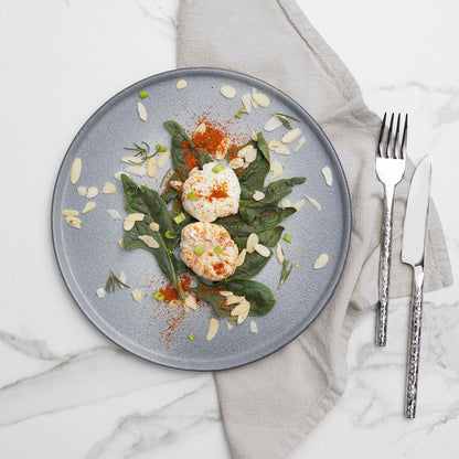 Juego de Vajilla Gris Porcelana 20 Pzs Coquinaria