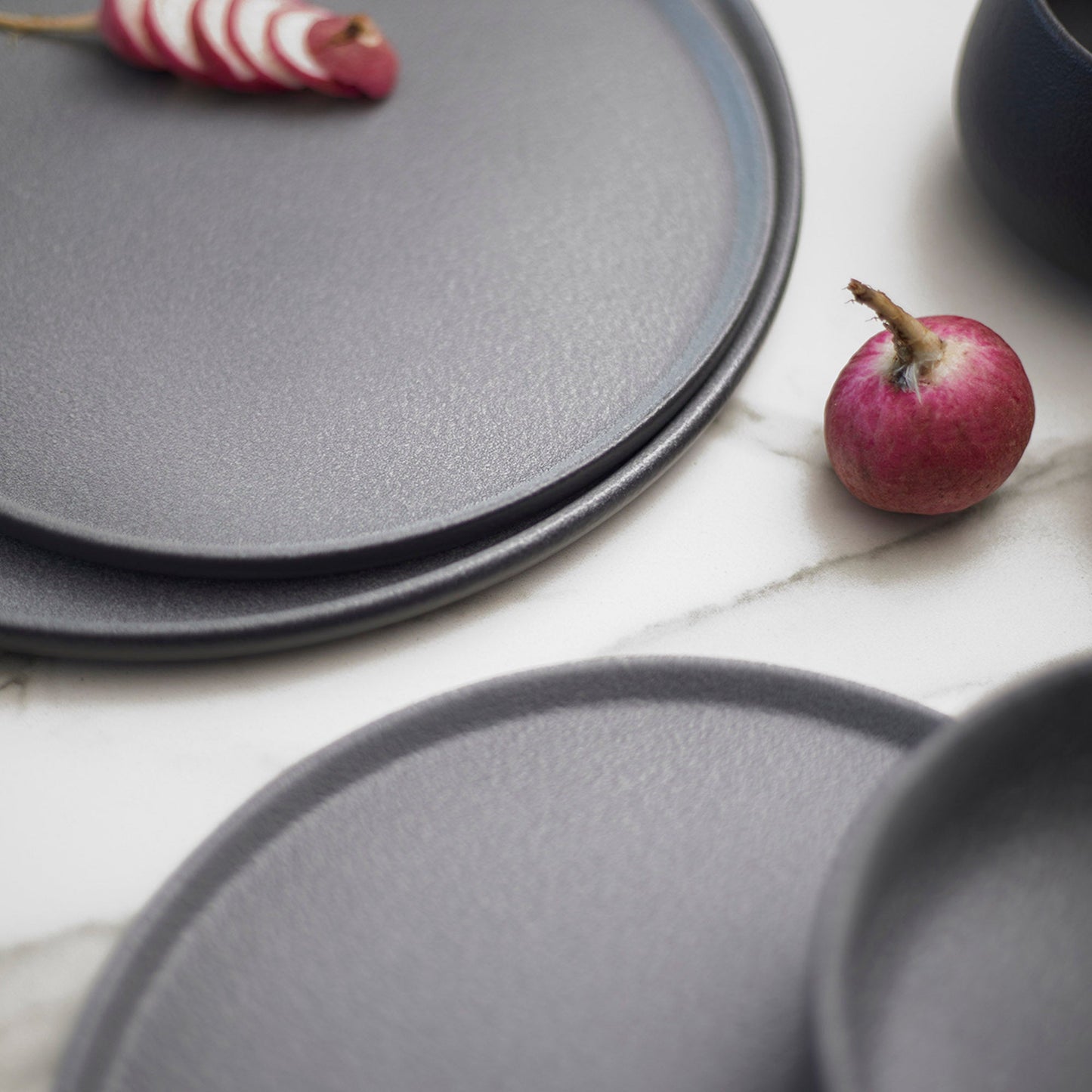 Juego de Vajilla Gris Porcelana 20 Pzs Coquinaria