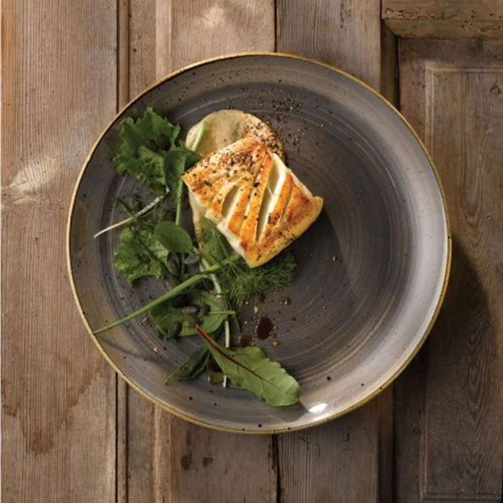 Juego Loza Stonecast Grey 16 Piezas Churchill2#Gris