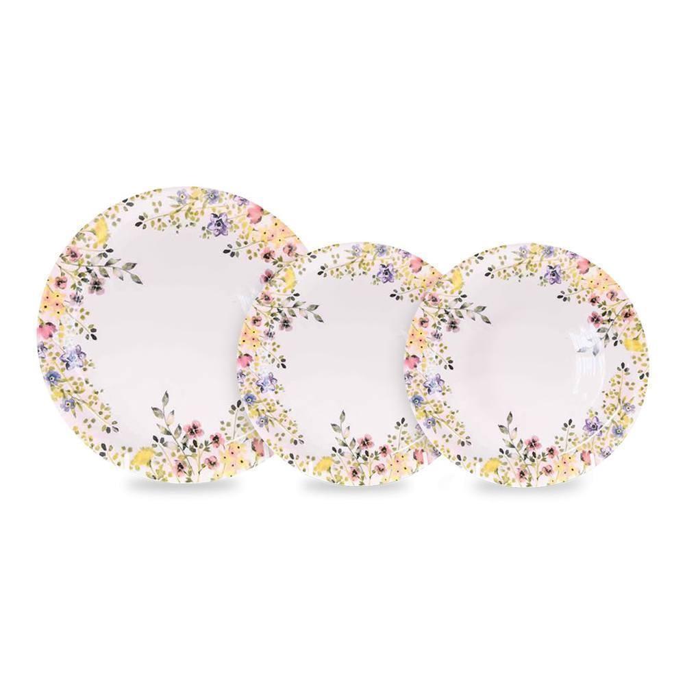 Juego Loza Wildflower Bloom 12 Pzs Churchill1#Sin color