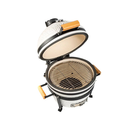 Kamado Mini Pampero 16” Blanco Bosca 2#undefined
