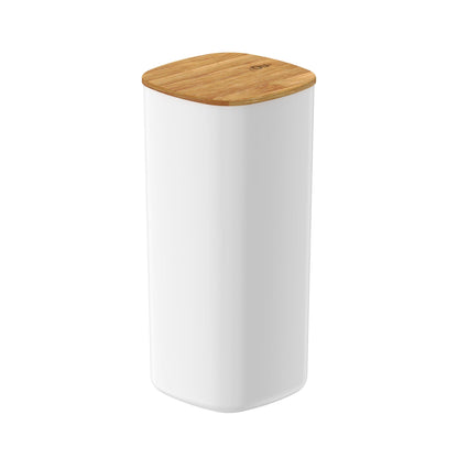 Contenedor Hermético Con Tapa de Bambú Keep 1.5 Lts Ou4#Blanco