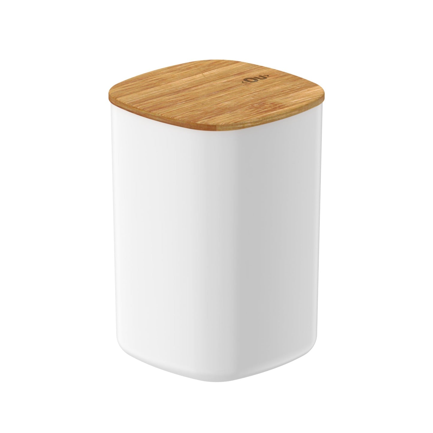 Contenedor Hermético Con Tapa de Bambú Keep 1 Lt Ou2#Blanco