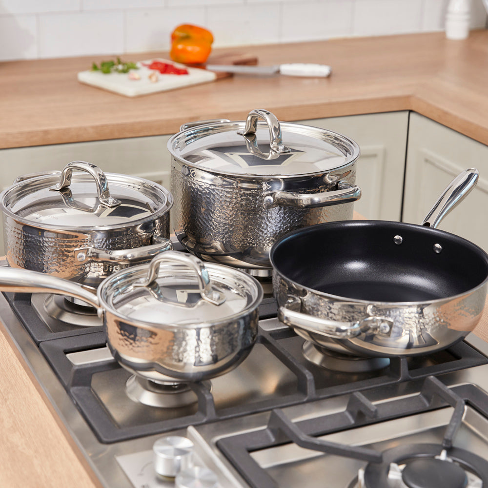 Kit Batería Simple Cook Sevilla 7pzs + Sartén Simple Cook Narbona 20 cms