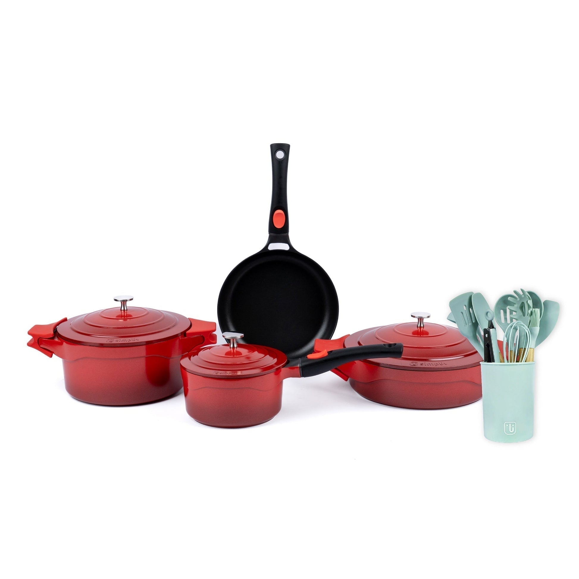 Kit Batería Toulouse 7pz + Set Utensilios Calipso Simplit1#Sin color