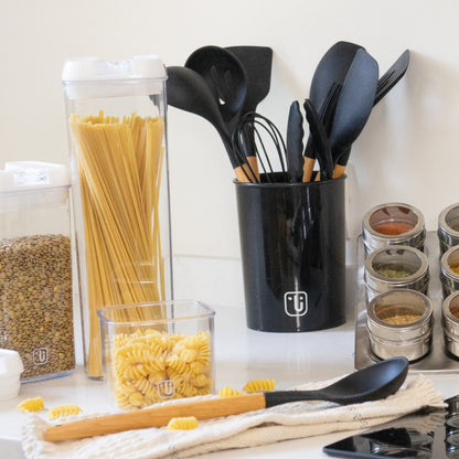 Kit Batería Toulouse 7pz + Set Utensilios Negro Simplit5#rojo