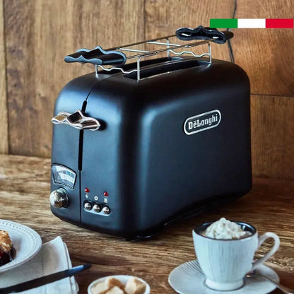 Kit Black Hervidor Iconic FDV + Tostador Argento De Longhi