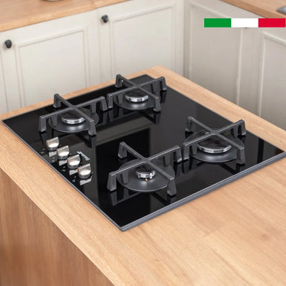 Kit Campana 60 + Encimera Gas 60 + Horno Classica Vapor 45 Smeg-Kits de Cocción