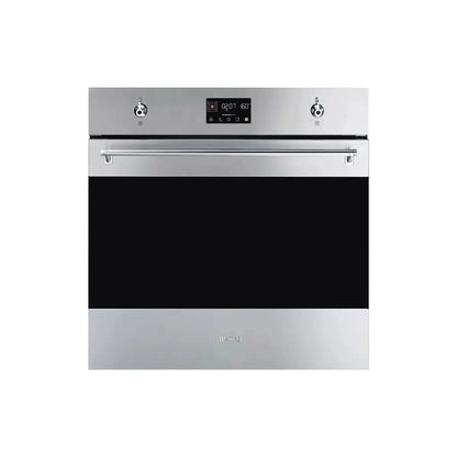 Kit Campana 60 + Encimera Gas Clasica 90 6 Quemadores + Horno Galileo Pirolitico Smeg-Kits de Cocción