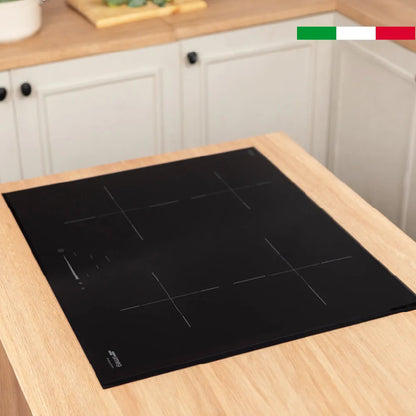 Kit Campana 60 + Encimera Inducción 60 + Horno Classica Vapor 45 Smeg-Kits de Cocción