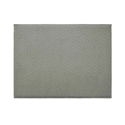 Kit Cocina 4 Piezas: 2 Mat Secaplatos 38x51 + Paños Algodón 50x70 Gris Verde Olivo Decoexpress-Secaplatos