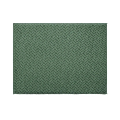 Kit Cocina 4 Piezas: 2 Mat Secaplatos 38x51 + Paños Algodón 50x70 Verde Olivo Decoexpress-Secaplatos