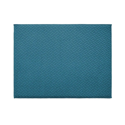 Kit Cocina 4 Piezas: 2 Mat Secaplatos 38x51 Turquesa + Paños Algodón 50x70 Gris Decoexpress-Secaplatos