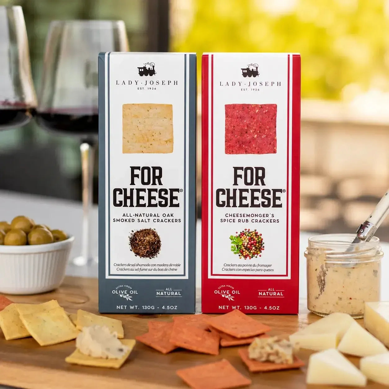 Kit Crackers con especias 130 grs Lady Joseph + Crackers con sal ahumada 130 grs Lady Joseph-Combinaciones y Kits