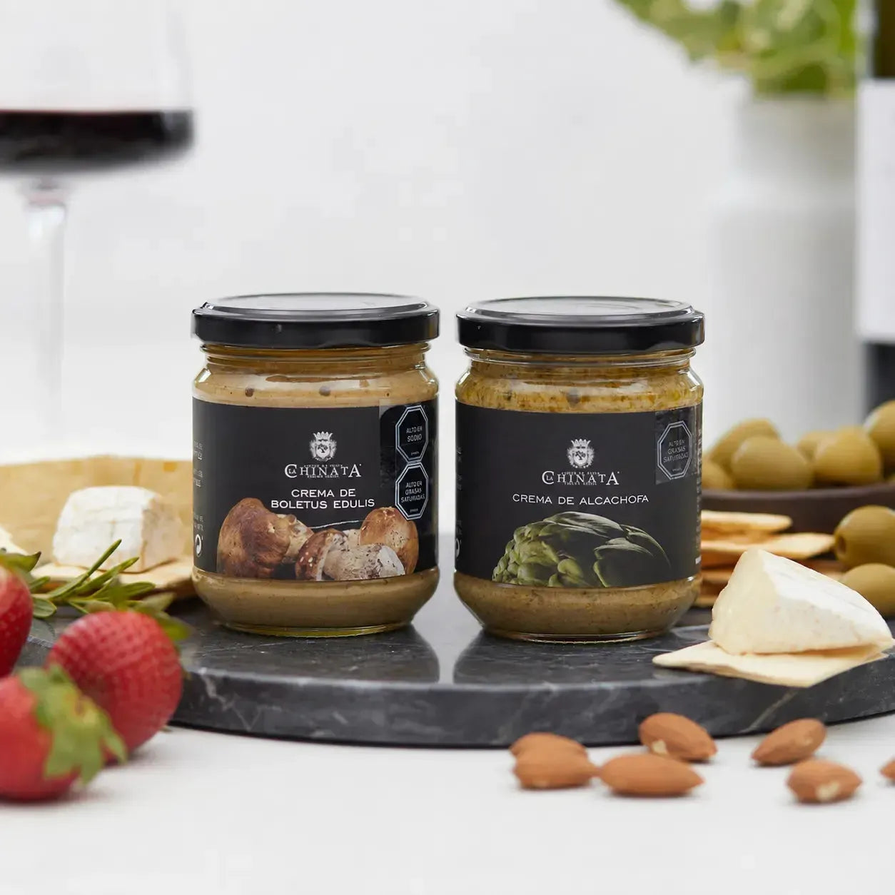 Kit Crema de Alcachofa 180g La Chinata + Crema de Boletus Edulis 180 g La Chinata-Combinaciones y Kits