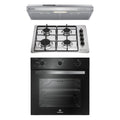 Kit empotrable Horno OM6TB + Encimera KM4GX + Campana DM6SS Mademsa-Combinaciones y Kits