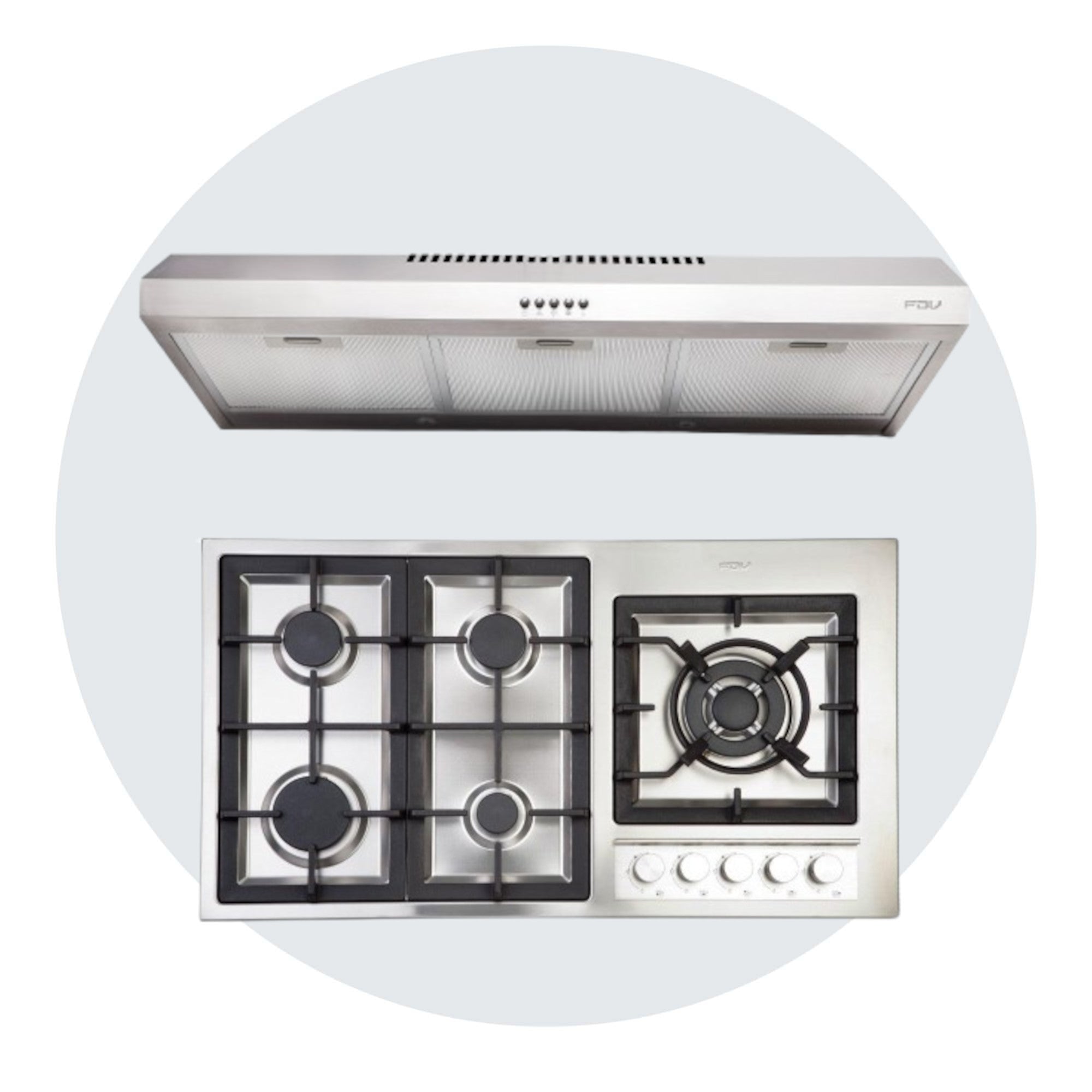 Kit Encimera FDV Design 60 Gas Licuado + Campana FDV Class 60 | Kitchen ...