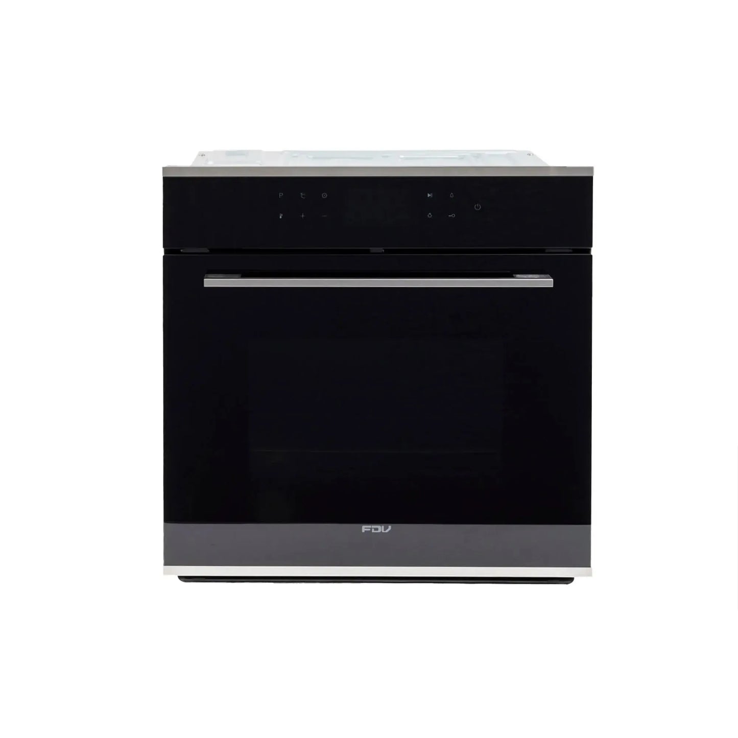 Kit Encimera Inducción Magno 4Q 60 cm FDV + Campana City Black Bajo Mueble 60 cm 452 m3/h FDV + Horno Elite Touch 3.0 60 Lts FDV-Kits de Cocción