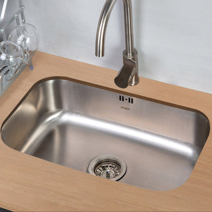 Kit Grifería Futura 2.0 + Lavaplatos Bajo Cubierta Acero Inox New City Large FDV