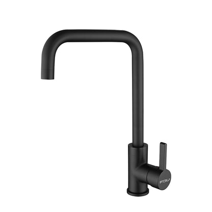 Kit Grifería Futura Black + Lavaplatos Urban Single FDV