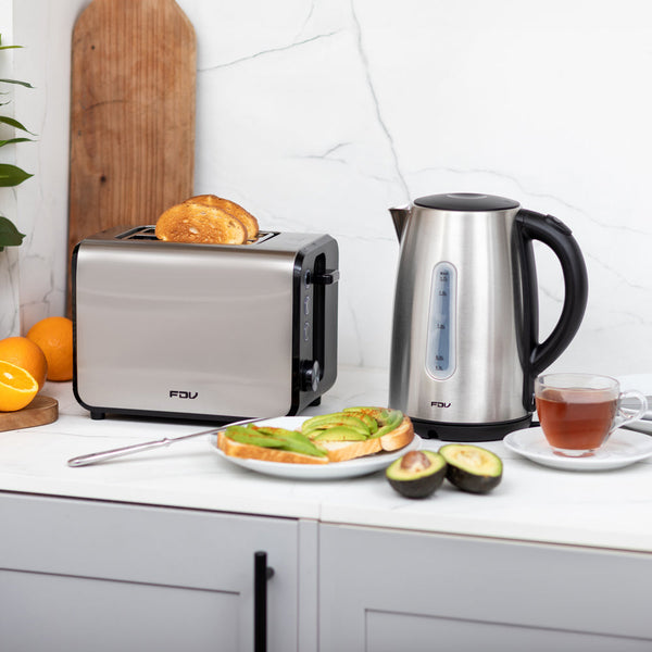Kit Hervidor 1,7 Lts + Tostador Classic FDV – Kitchen Center