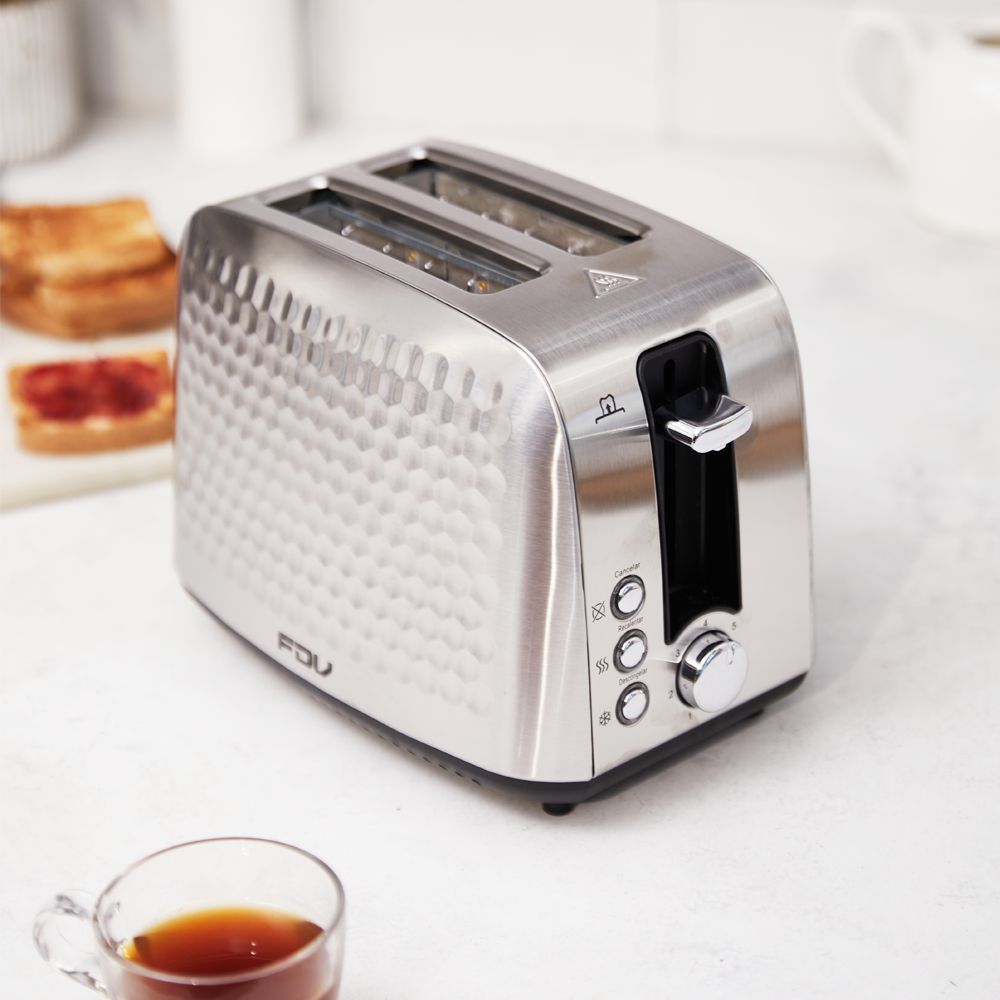 Kit Hervidor 1.7 Lts + Tostador Steel 2 Rebanadas FDV-Kitchen Center