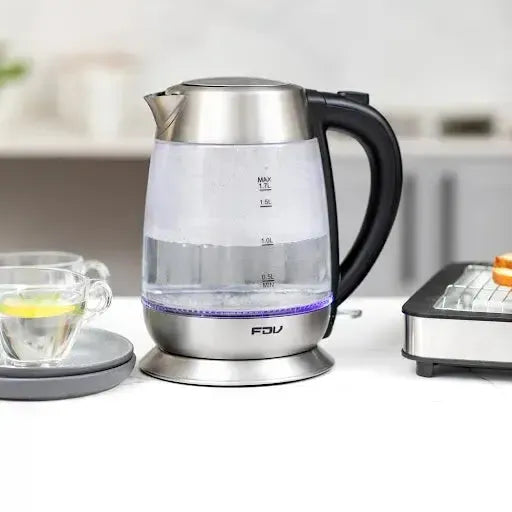 Kit Hervidor Crystal FDV + Tostador Icona Vintage Azul De Longhi