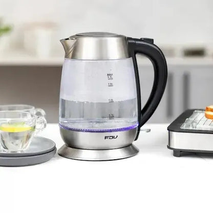 Kit Hervidor Crystal FDV + Tostador Icona Vintage Azul De Longhi