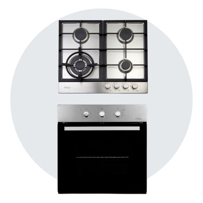 Kit Horno Design 57 Lts FDV + Encimera Design FDV Gas Natural-Kitchen Center