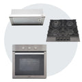 Kit Horno Elite 52 Lts + Encimera Signature 60 Licuado+ Campana Urban 60 FDV-Kitchen Center