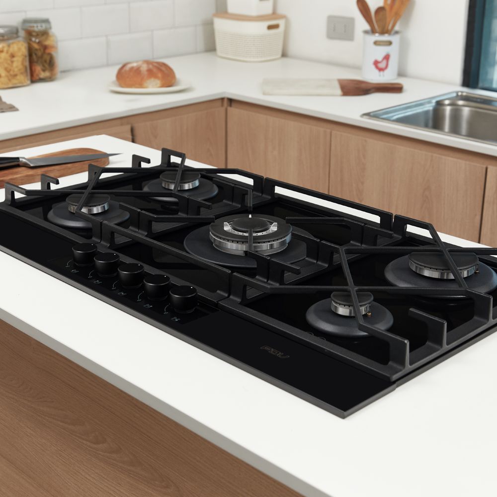 Kit Horno Empotrado Deluxe Prestige Chef 88 Lts FDV + Encimera a Gas Licuado Signature 5 Quemadores 90 cm FDV-Kitchen Center