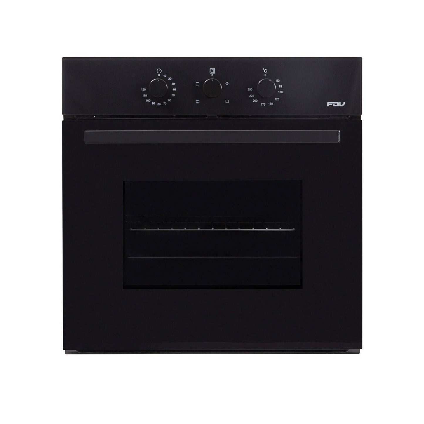 Kit Horno FDV Design Black+ Encimera a gas FDV Signature 60 4Q GN + Campana FDV Twin Black-Kitchen Center