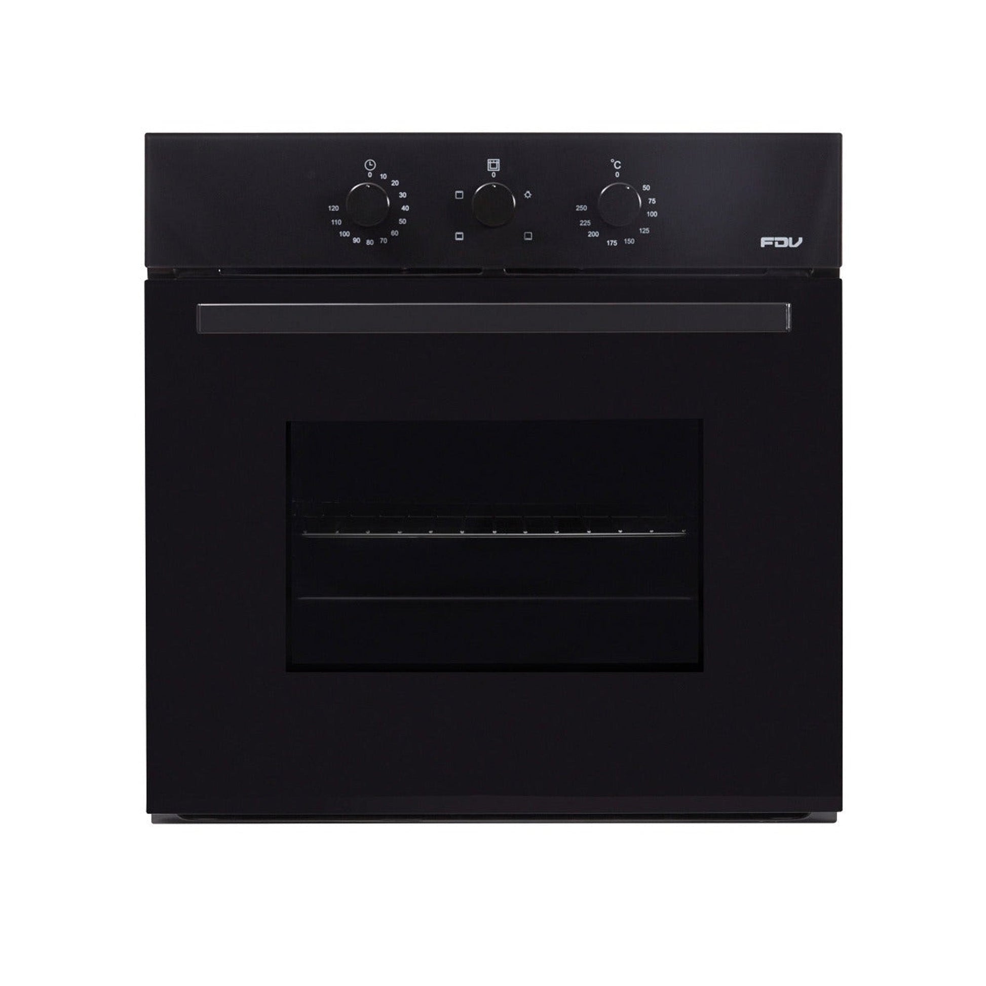 Kit Horno FDV Design Black+ Encimera a gas FDV Signature 60 4Q GN + Campana FDV Twin Black-Kitchen Center