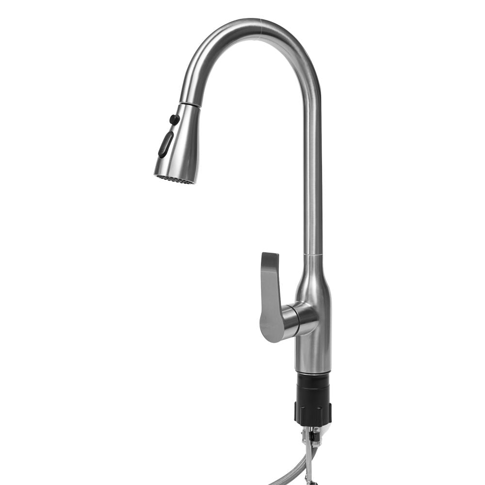 Kit Lavaplatos Acqua Sobre Cubierta + Grifería Steel FDV-Kits Lavado