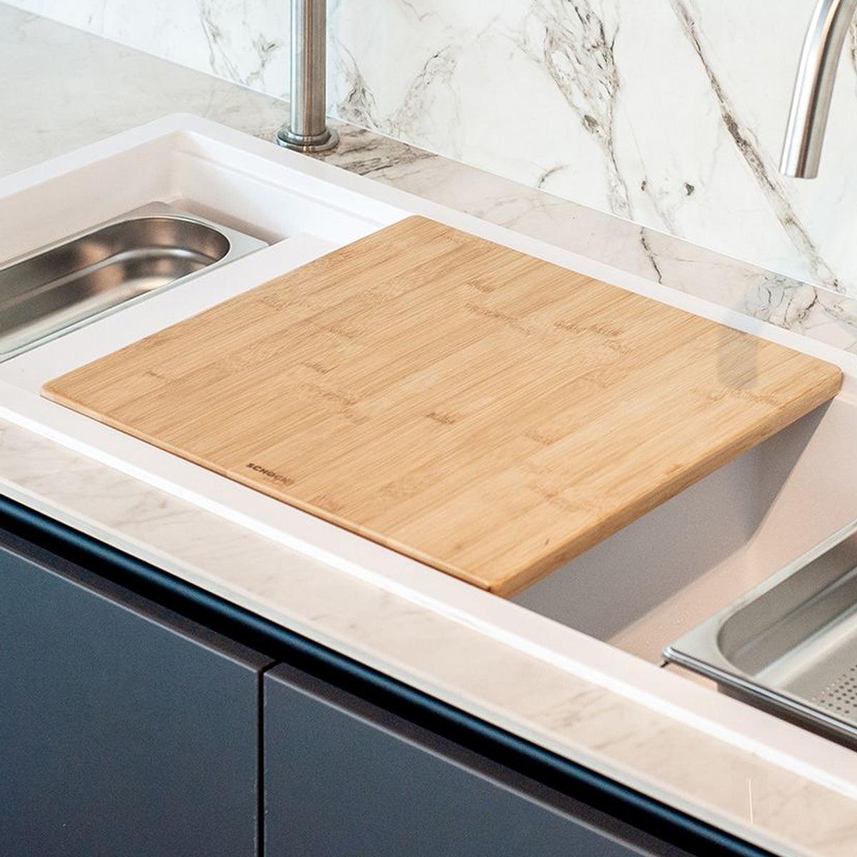 KIT Lavaplatos Horizont N200 Magma + Tabla de Madera Schock1#Negro