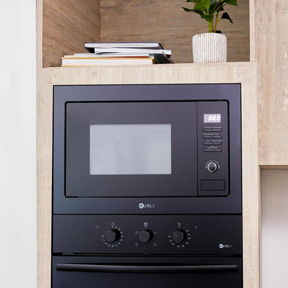 Kit Microondas Empotrado NEU Black 23 Lts Kubli + Horno Empotrado Neu Black 52 Lts Kubli