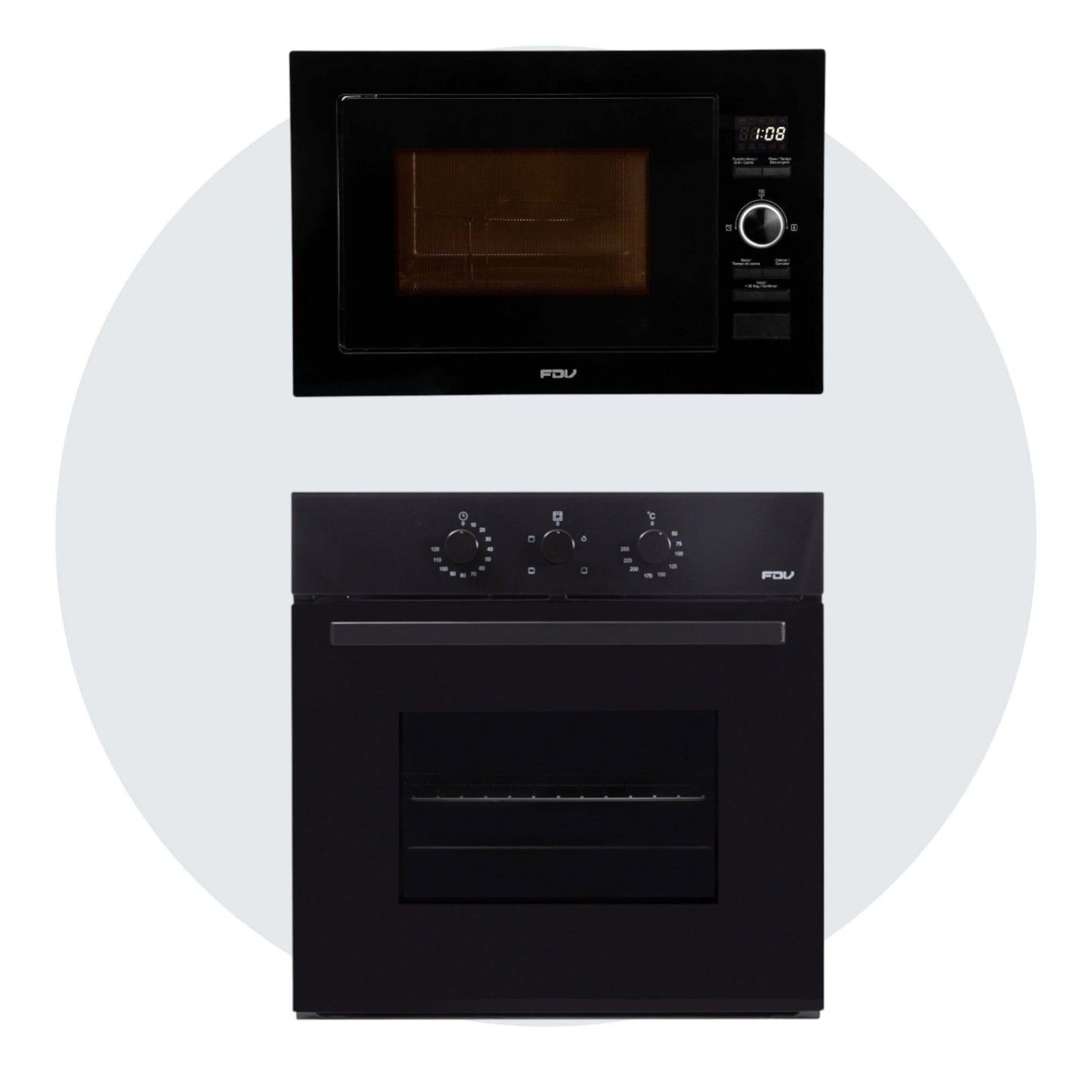 Kit Microondas + Horno Design Black FDV-Kitchen Center