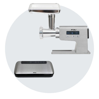 Kit Moledora de Carne Orion FDV + Selladora al Vacío FDV-Kitchen Center